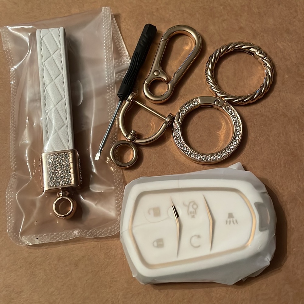 Cadillac Fob Case, Keychain & Steering Wheel Bling